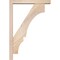 Ekena Millwork Balboa Block Smooth Bracket w/ Offset Brace, Douglas Fir, 3 1/2"W x 18"D x 26"H BKT0402X18X26BOA05SDF - alternate 3